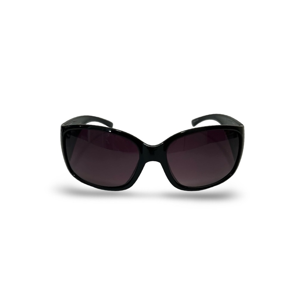 O by Oscar de la Renta Black Rhinestone Scroll Sunglasses Mod 1195CE 001